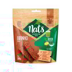 Snack Natdetox Nats Para Cachorros - Bifinhos - 300 Gramas