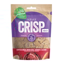 Snack Natural Crisp Blend Chips De Angus, Batata Doce, Cenoura E Alecrim Para Cães - 20 Gramas
