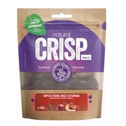 Snack Natural Crisp Blend Chips De Fígado, Maçã E Beterraba Para Cães