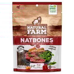 Snack Natural Farm Natbones Carne Para Cães 470G