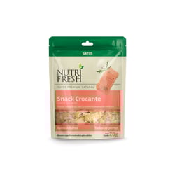 Snack Nutrifresh Crocante Sabor Salmão Para Gatos - 20G - 1 Unidade