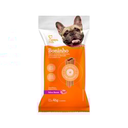 Snack Papaya Pets Boninho Para Cães Adultos De Porte Pequeno Sabor Bacon - 1 Unidade - 45 Gramas