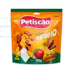 Snack Petiscão Bifinho De Fruta Banana, Maçã E Aveia Para Cachorros - 240 Gramas