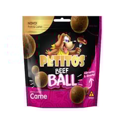 Snack Petitos Beef Ball Para Cães - 1 Unidade - 60 Gramas
