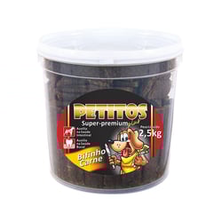 Snack Petitos Bifinho De Carne Para Cães 2,5Kg - 1 Unidade