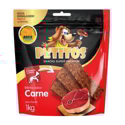 Snack Petitos Bifinho Sabor Carne Para Cachorros - 1 Kilo