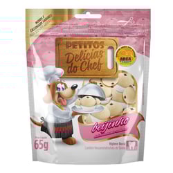 Snack Petitos Chef Sabor Beijinho Para Cães - 65G