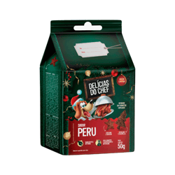 Snack Petitos Chef Sabor Peru Para Cães Adultos - 50G