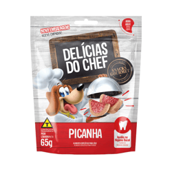 Snack Petitos Chef Sabor Picanha Para Cães - 65G