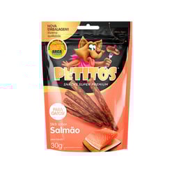 Snack Petitos Gatos Sticks Sabor Salmão - 30G