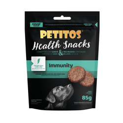 Snack Petitos Health Immunity Para Cães - 85G
