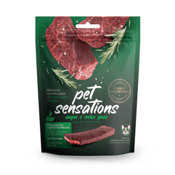 Snack Petitos Pet Sensations Para Cães Sabor Angus E Ervas Finas - 1 Unidade - 65 Gramas