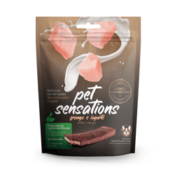 Snack Petitos Pet Sensations Sabor Frango E Iogurte Para Cachorros - 300 Gramas