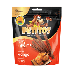 Snack Petitos Sabor Frango Para Cães - 1 Unidade