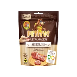 Snack Petitos Sênior Sabor Salaminho Para Cães - 60G