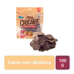Snack Petz Crocante Carne Com Abóbora Para Cães Adultos - 100G - 1 Unidade
