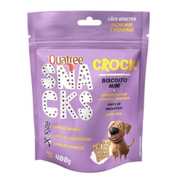 Snack Quatree Crock Mini Para Cães - 400G