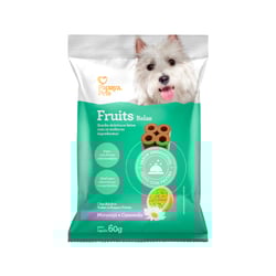 Snack Relaxante Papaya Pets Fruits Para Cães Adultos - 1 Unidade - 60 Gramas