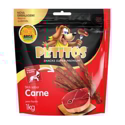 Snack Sticks Petitos Sabor Carne Para Cachorros - 1 Unidade - 1 Kilo