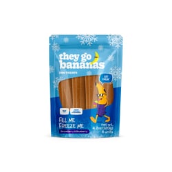 Snack They Go Bananas Morango E Blueberry Para Cães - 120G