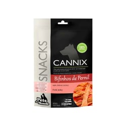 Snacks Cannix Bifinhos De Pernil 80G Para Cães - 1 Pacote