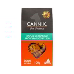 Snacks Cannix Ramas De Frango, Abóbora E Cúrcuma Para Cães - 100G