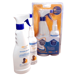 Solução Alerpet Adf Pet E Loção Higienizante - Kit Único