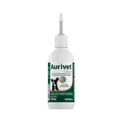 Solução De Limpeza Otológica Aurivet Clean Vetnil 120Ml - 1 Unidade - 120 Mililitros