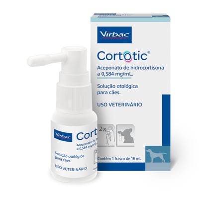 Solução Otológica Cortotic Virbac Para Cães - 16Ml