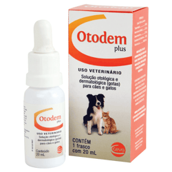 Solução Otológica Otodem Plus - 20Ml