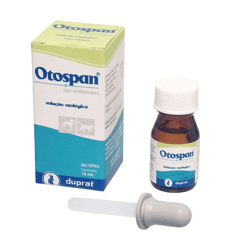 Solução Otológica Otospan Para Cães E Gatos 10Ml - 1 Unidade