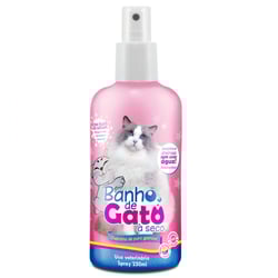Spray Banho A Seco Puro Glamour Catmypet Gatos - 250Ml