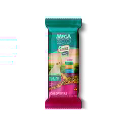 Sticks Vegetais Natural Megazoo Para Calopsitas - 120G