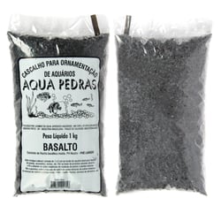 Substrato Aquário Basalto Aqua Pedras Nº 0 - 1Kg - Tamanho 0