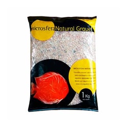 Substrato Natural Gravel Blood Jade 1Kg Para Aquários - 3-4Mm - 3-4 Milímetros