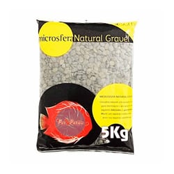 Substrato Natural Soma Gravel Pebble Black 6-9Mm Para Aquários - 5Kg - 5 Kilos