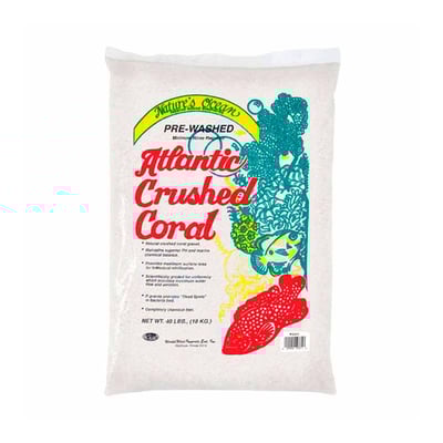 Substrato Natures Ocean Atlantic Crushed Coral 1,2 1,7Mm Para Aquarios 9Kg