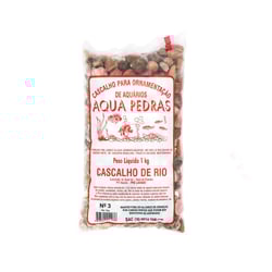 Substrato Para Aquários Aqua Pedras - 1Kg - Tamanho 3