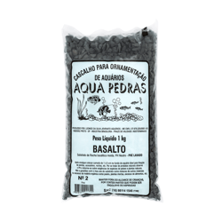 Substrato Para Aquários Basalto Aqua Pedras Nº 2 - 1Kg - Tamanho 2