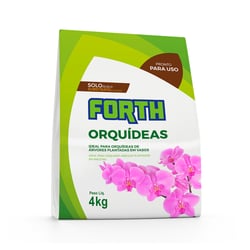 Substrato Para Orquídeas Forth Casca + Fibras De Coco - 4 Kilos