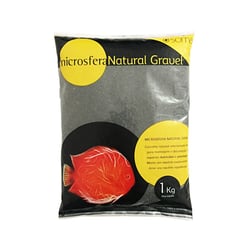 Substrato Soma Microsfera Natural Gravel Diamond Black 1 2Mm Para Aquarios 1Kg