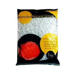 Substrato Soma Microsfera Natural Gravel Pebble White 5 8Mm Para Aquarios