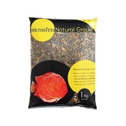 Substrato Soma Microsfera Natural Gravel Top Tiger 3 5Mm Para Aquarios 1Kg