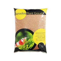 Substrato Soma Microsfera Plant Gravel Ceramic Red 1 2Mm Para Aquarios - 1 Kilo