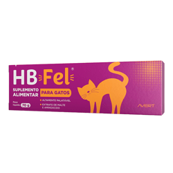 Suplemento Alimentar Avert Hb Fel Para Gatos - 70G