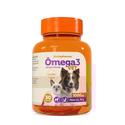 Suplemento Alimentar Botupharma Ômega 3 Vet 1000Mg Para Cães E Gatos - 1 Unidade