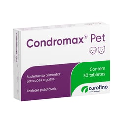 Suplemento Alimentar Condromax Ourofino Para Cães E Gatos - 30 Tabletes - 1 Unidade