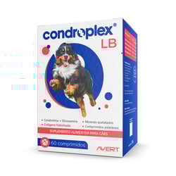 Suplemento Alimentar Condroplex Lb Para Cães - 60 Comprimidos