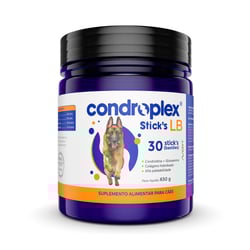Suplemento Alimentar Condroplex Lb Para Cães De Porte Grande E Gigante - 30 Bastões