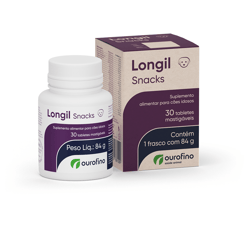 Suplemento Alimentar Longil Snacks Para Cães - 84G